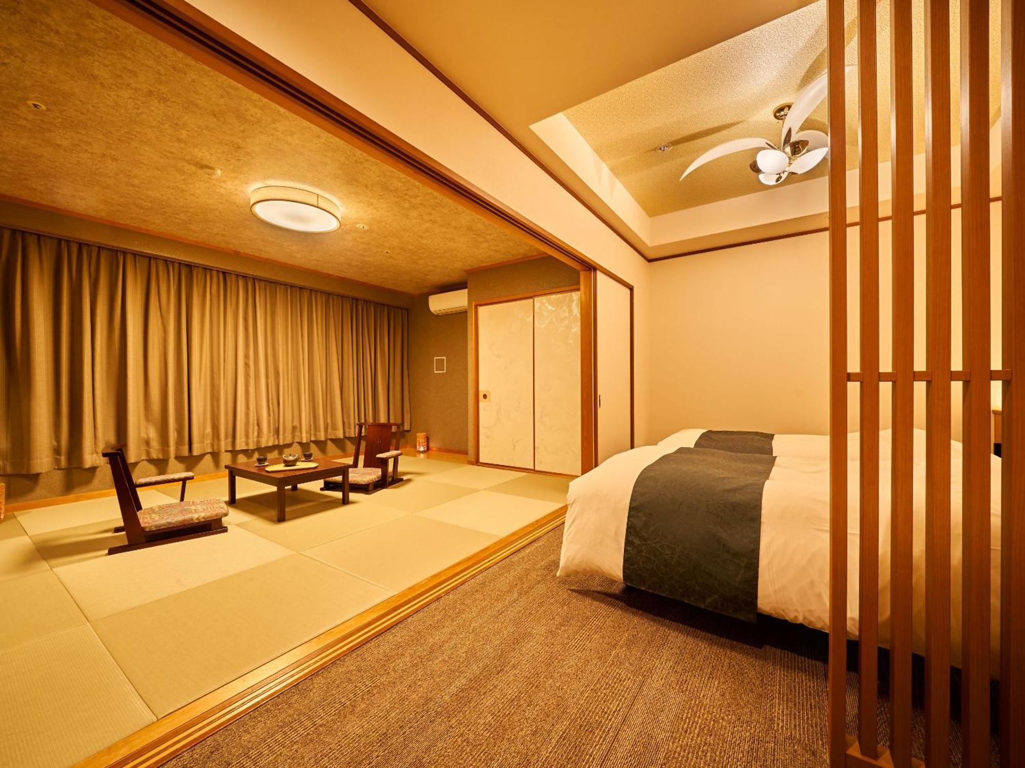 加贺 Ooedo Onsen Monogatari Premium Yoshinoya Irokuen酒店 客房 照片